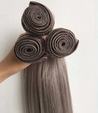 Straight Silver Brazilian Human Hair Bundles - Luckin Wigs