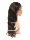 20" water wave human remy hair lace wigs 150% density - Luckin Wigs