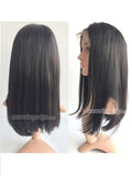 16" Natural straight 360 lace wigs for women human remy hair - Luckin Wigs