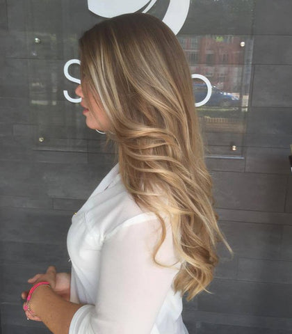 Fake scalp lace wigs 100% human virgin hair blonde wig - Luckin Wigs