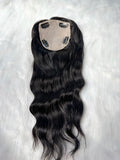 Loose Beach Wave Hair Topper 12x13 Silk Base Human Hair