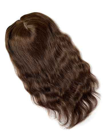 Curly Hair Toppers Silk Base Human Hair 12 x 13 cm