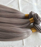 Straight Silver Brazilian Human Hair Bundles - Luckin Wigs