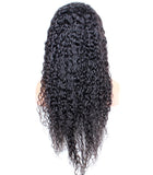 22 inch curly black human remy hair wigs - Luckin Wigs