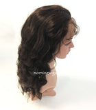 20 inches HD lace wig black body wave satin human hair wigs for great women - Luckin Wigs