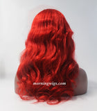 18 inches rose natural body wave HD swiss lace 100% human hair wigs - Luckin Wigs