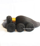 Halloween  black kinky straight 100% virgin human hair bundles for gorgeous women - Luckin Wigs