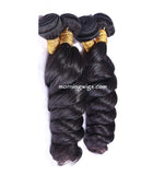 16 inches black spiral 100% human hair extensions - Luckin Wigs