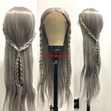 Synthetic Lace Front Wigs Gray color wig For Women - Luckin Wigs