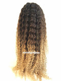 Kinky curly 1B-4-27 ombre fashion full lace wig - Luckin Wigs