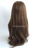 20 inches brown blonde straight synthetic lace front wig - Luckin Wigs