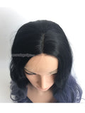 20 inches black ombre dark Gray bodywave synthetic lace front wig - Luckin Wigs