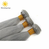 Fashion gray color 100%  human hair material hair extensions - Luckin Wigs