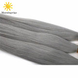 Fashion gray color 100%  human hair material hair extensions - Luckin Wigs