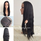 20 inches straight human lace wig Brizilian Virgin Human Hair Wigs,150% density natrual straight lace wig - Luckin Wigs