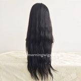 Natural Straight Human Hair Wigs Fake Scalp Lace Wigs - Luckin Wigs